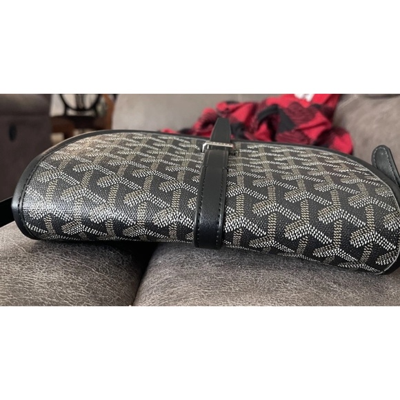 Goyard Belvedere PM Black Crossbody Bag Designer Luxury Purse Adjustable Strap - Picture 6 of 16